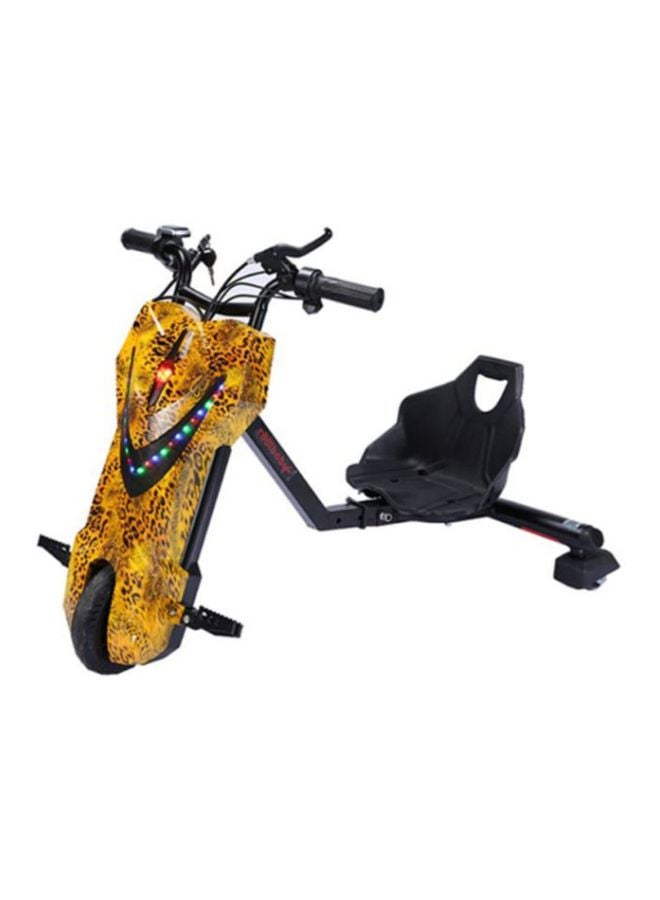 3-Wheel Drifting Bluetooth Function Electric Scooter Yellow 70x55x21cm