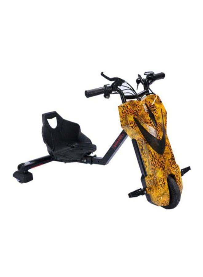 3-Wheel Drifting Bluetooth Function Electric Scooter Yellow 70x55x21cm