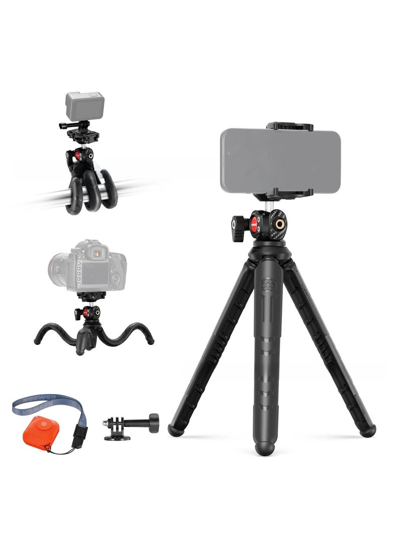 NEEWER T30/T91 Octopus Tripod Dual Arm DSLR Stand TP35 flexible mini tripod remote control