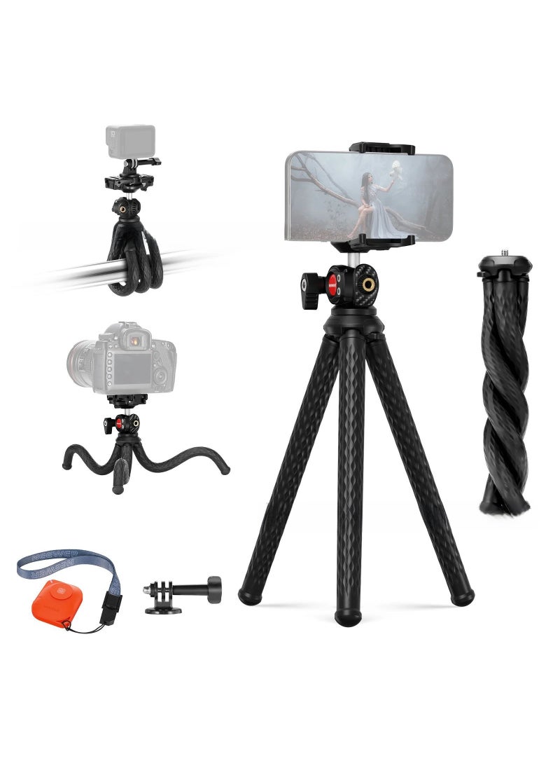 NEEWER T30/T91 Octopus Tripod Dual Arm DSLR Stand TP34 Flexible Tripod Remote Control