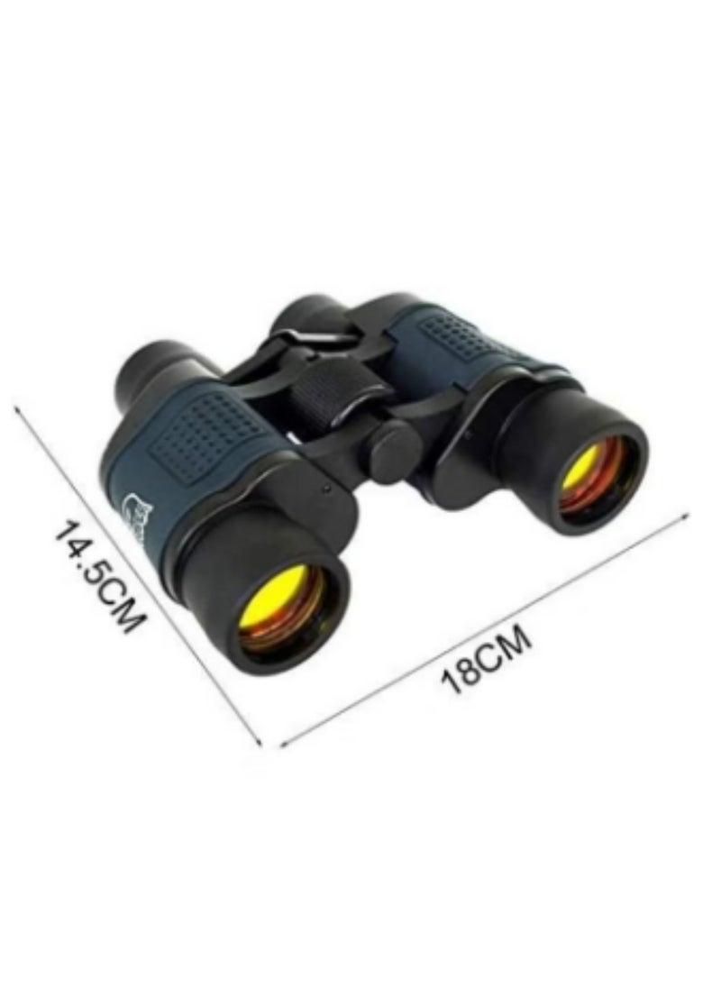 HD 60x60 Professional Binoculars with Day/Night Vision, High-Powered for Stargazing, Football, and Sightseeing, Waterproof Design, Includes Durable Carrying Bag