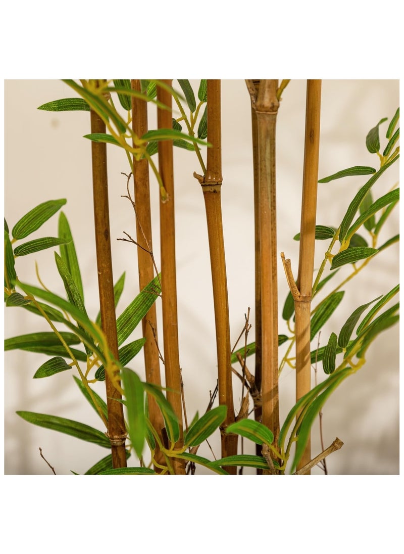 Artificial Plant Bamboo Tree 150cm High, Artificial Plants Fake Plant with Pot, Outdoor & Indoor Artificial Tree for Home Decor, Lifelike Texture Faux trees, Decorative Faux Plants