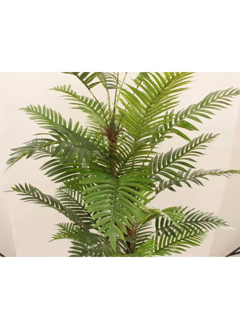 Essentials 360® Artificial Tree Fake Plants Areca Palm Fake Trees 120cm Faux Plants Indoor Realistic Plants for Office Home Room Living Room Store Decor