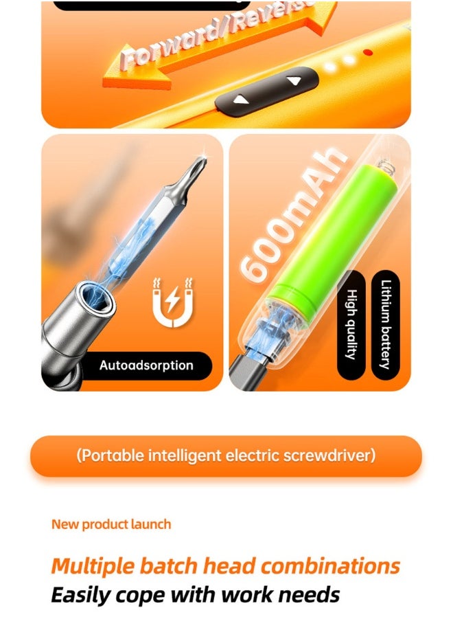 46-in-1 Precision Electric Screwdriver Set - Silent, Durable, High Torque Rechargeable Tool for Home Repair