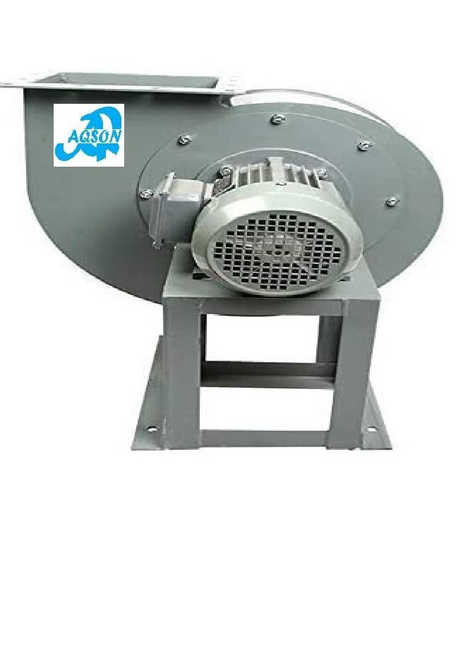 Blower 2Kw 3 Hp 3 Phase Multi-Wing Turbine Carbon Steel Copper Motor Energy-Saving Industrial Fan Barbecue Kitchen Factory Large Public Place
