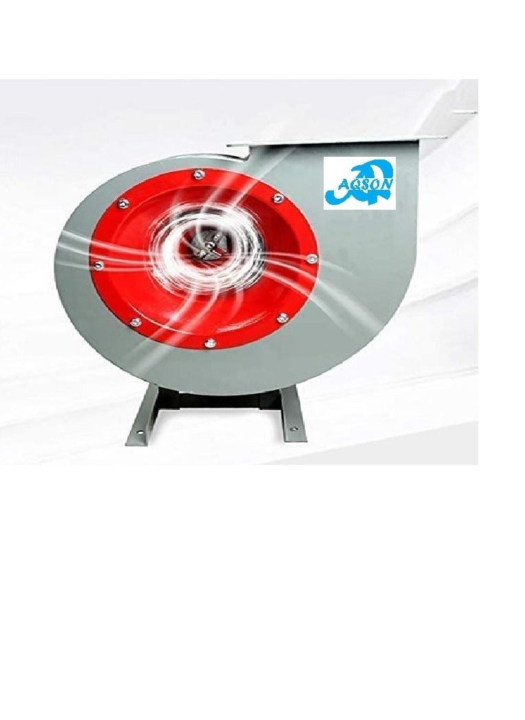 Blower 2Kw 3 Hp 3 Phase Multi-Wing Turbine Carbon Steel Copper Motor Energy-Saving Industrial Fan Barbecue Kitchen Factory Large Public Place