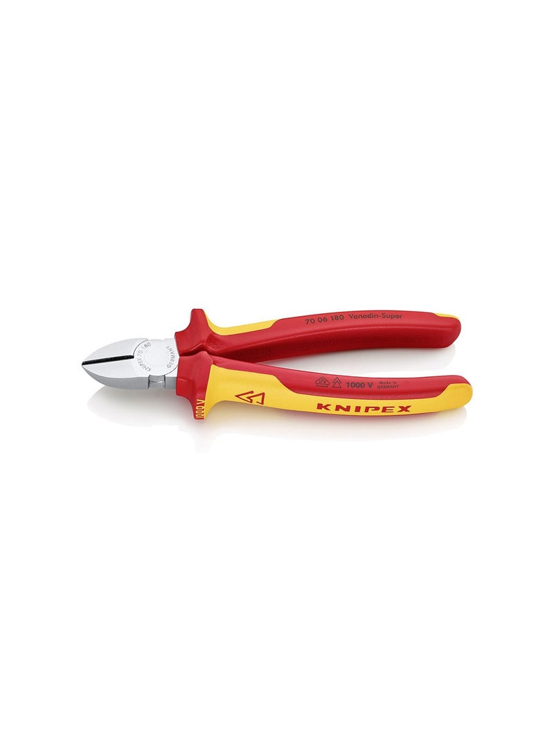 Diagonal Cutter KPX-7006180 Red/Yellow 18.5cm