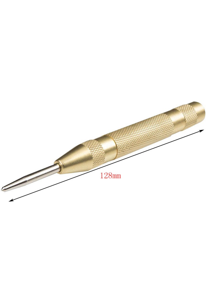 Large Automatic Center Punch Metal Marker Gold without hat [trumpet]]