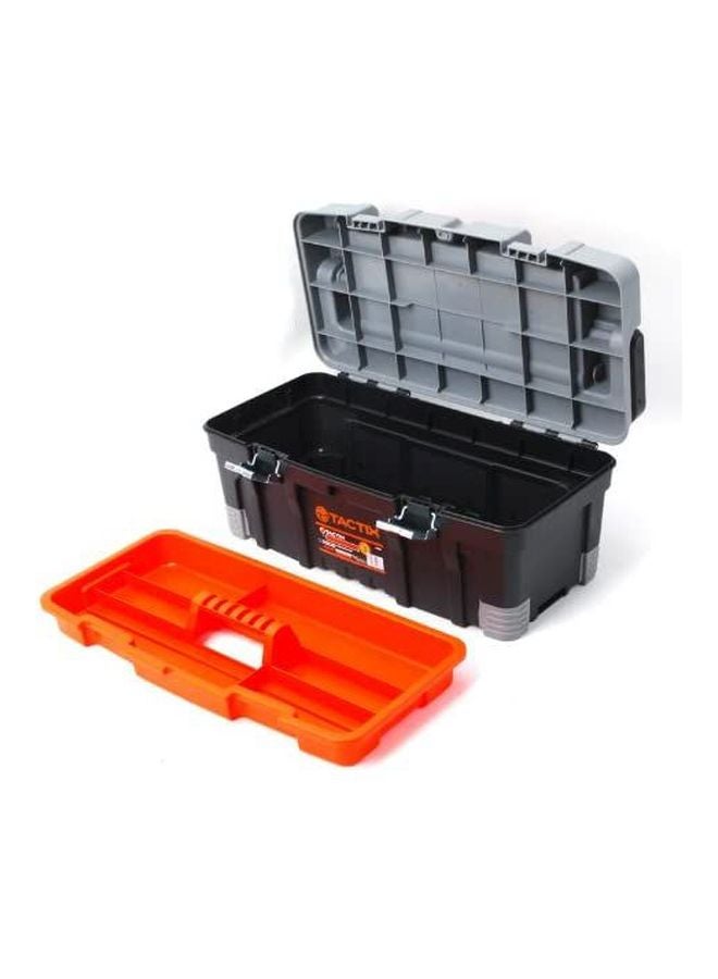 Tool Box With Organizer Black 56x28x25cm