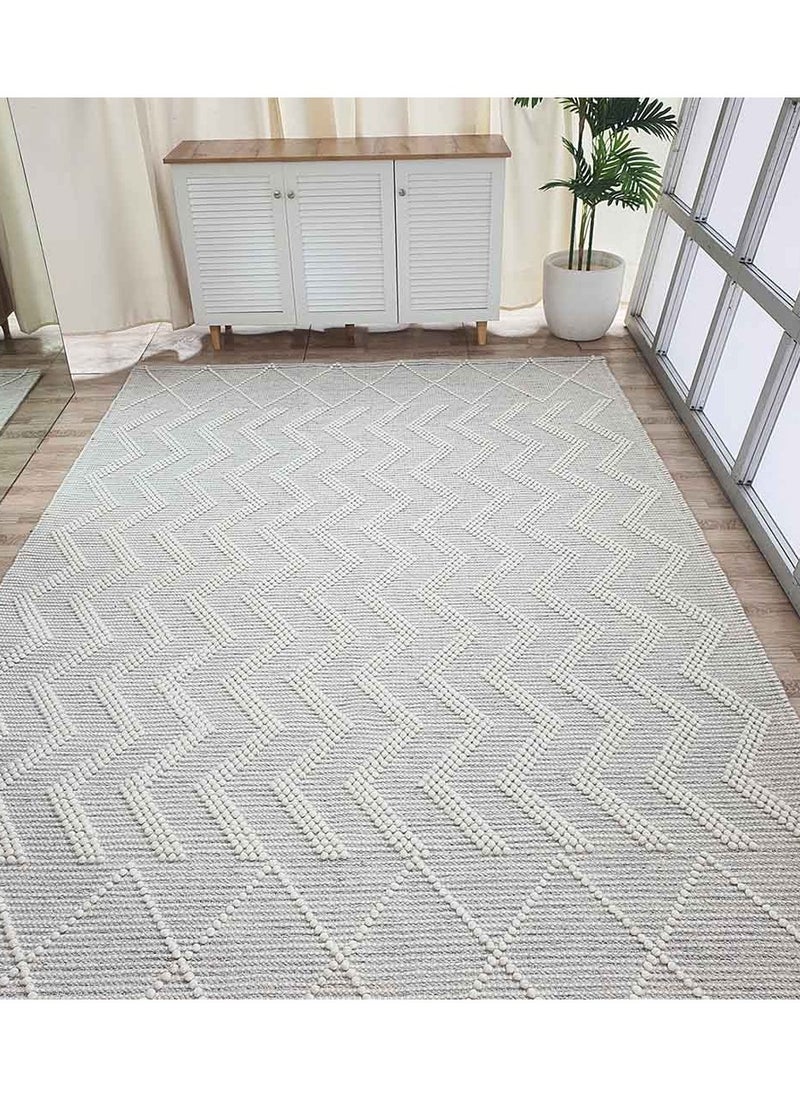 Handmade woven rug area rug for bedroom livig room carpet Woven rug natural and white color rug srn-016