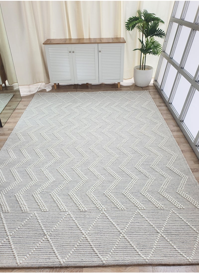 Handmade woven rug area rug for bedroom livig room carpet Woven rug natural and white color rug srn-016