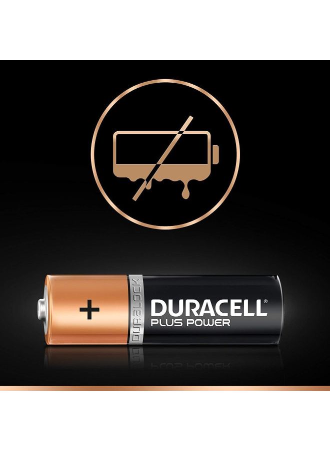 12-Piece Plus Power AAA Batteries Black/Beige/White