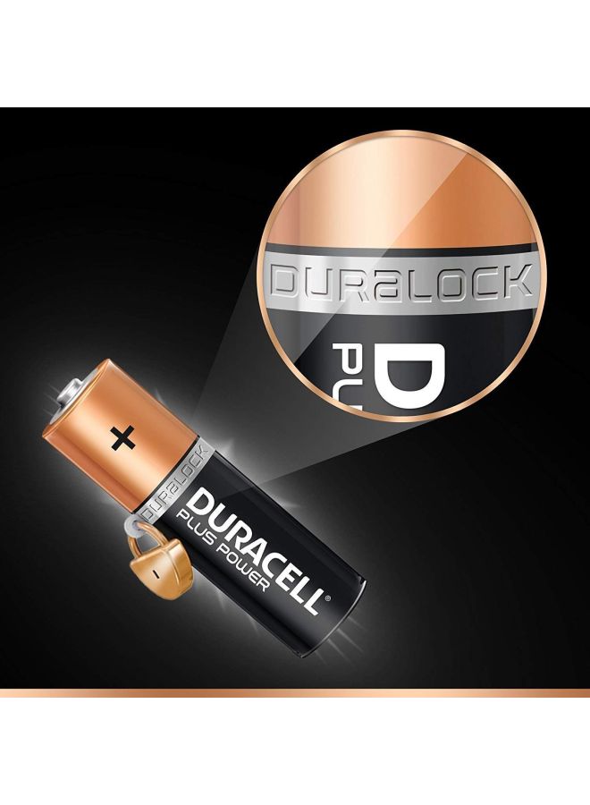 12-Piece Plus Power AAA Batteries Black/Beige/White