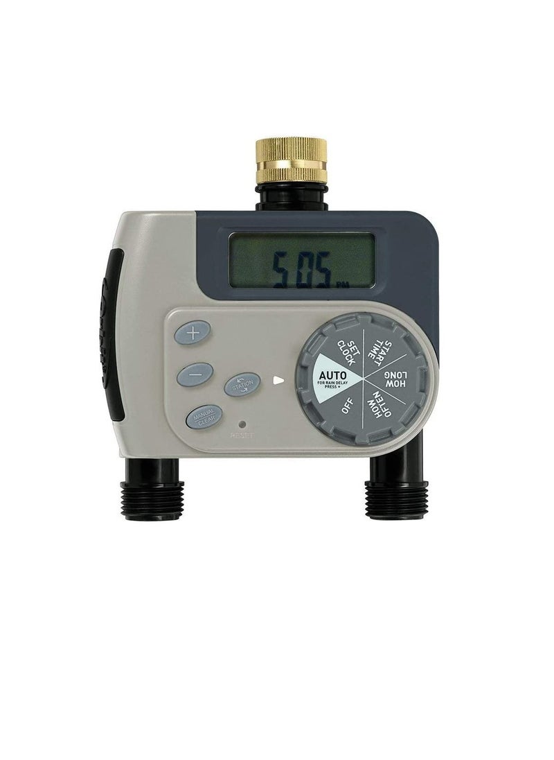 Orbit 94148 'Buddy II' Two-Port Digital Tap Timer