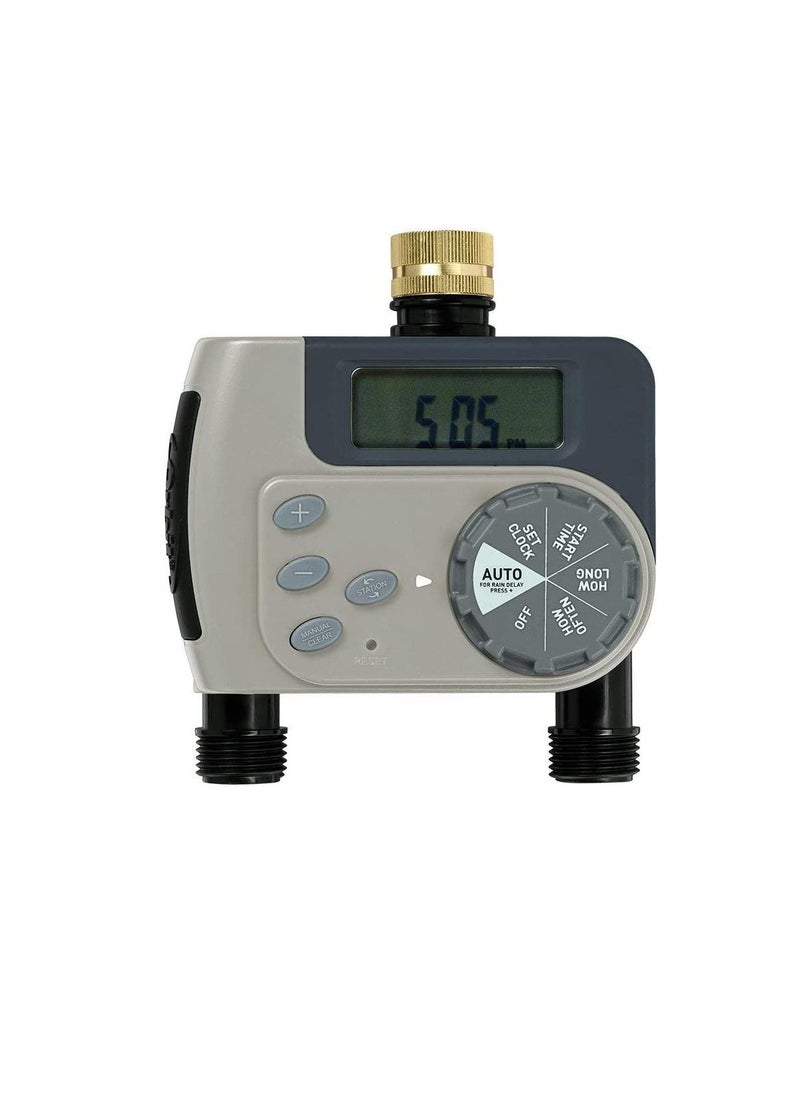 Orbit 94148 'Buddy II' Two-Port Digital Tap Timer