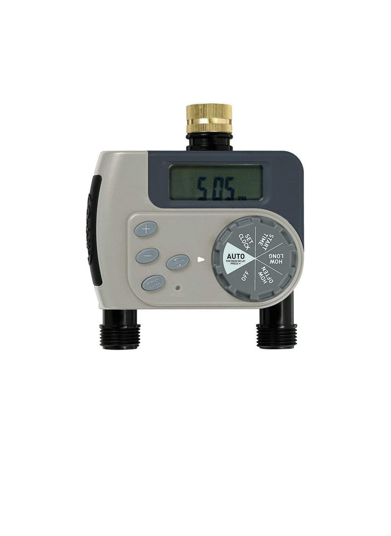 Orbit 94148 'Buddy II' Two-Port Digital Tap Timer