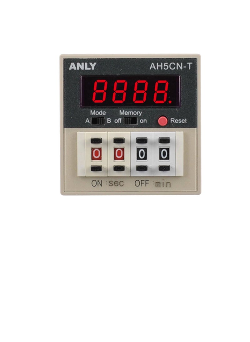 Digital Twin Timer 8Pin 100-240V AC/DC AH5CN-T