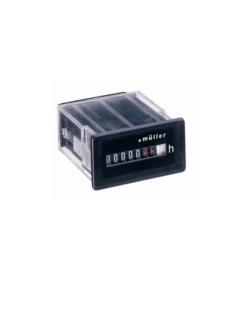 Time Counter Analog Panel Mounted 99,999h 50x25mm BW30.18