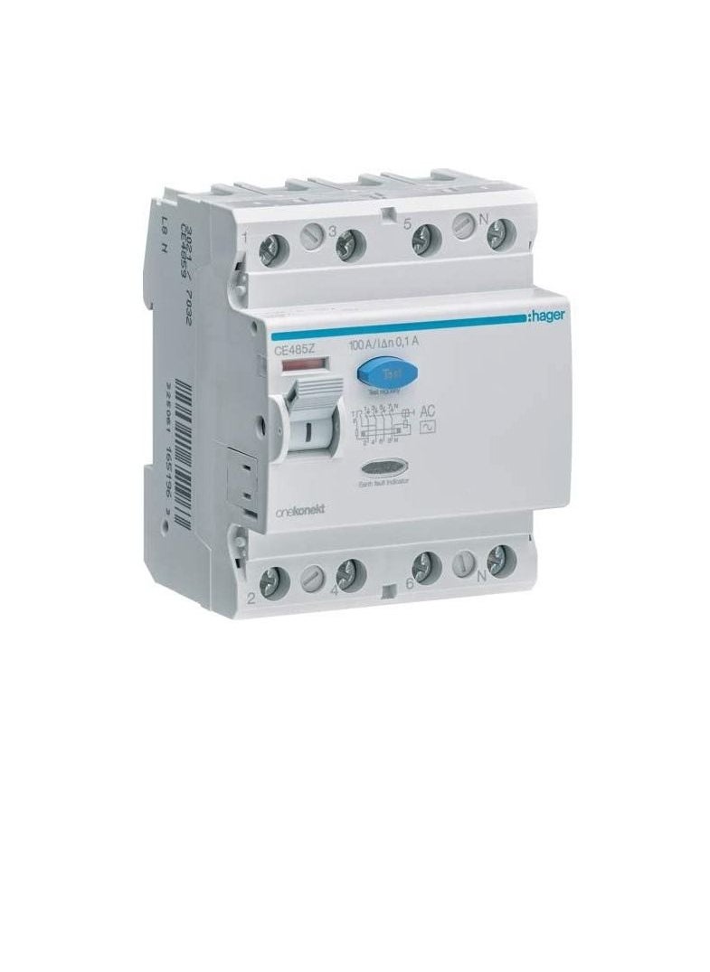 CE485Z 100A 4Pole 100MA Earth Leakage Circuit Breaker ELCB RCCB