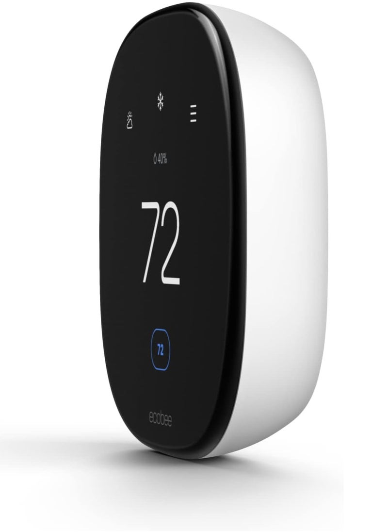 Ecobee Smart Thermostat Enhanced 6th Gen Without Sensor Black EB-STATE6L-01