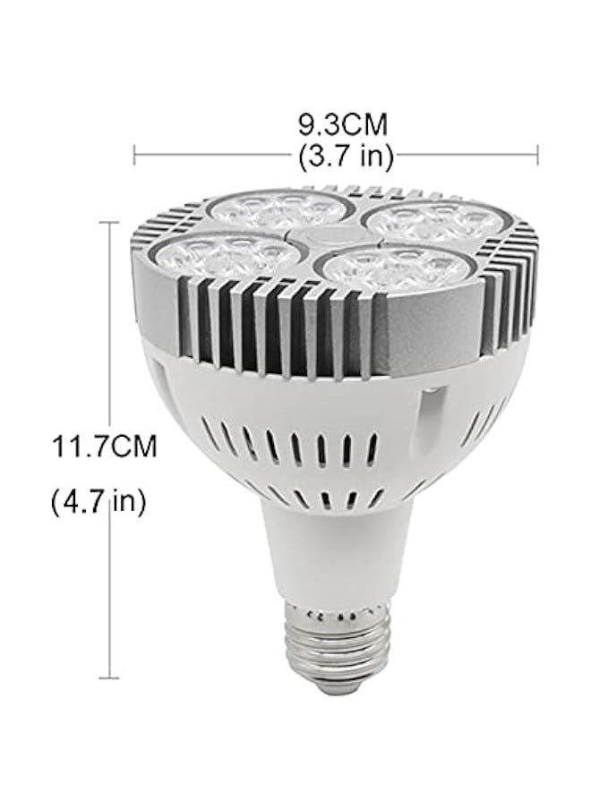 35W(75w Equivalent) PAR30 24pcs LEDs Warm White Spotlight Bulb E26 Project Tracking Light 24 Degree Beam (35W, Warm White)