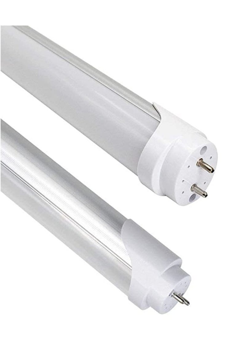 Pack Of 4 LED Tube light T8 Rod 4FT Cool White Dual End Powered Ballast Bypass 1800Lumens 20W Frosted Cover AC85 265V 24W Fluorescent Equivalent