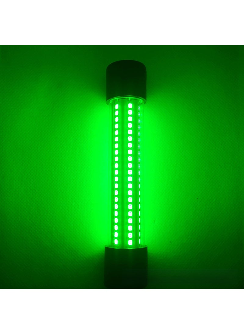 LED Underwater Fishing Light 12V 24V with 5m Cable and Clip Green Fluorescent Green