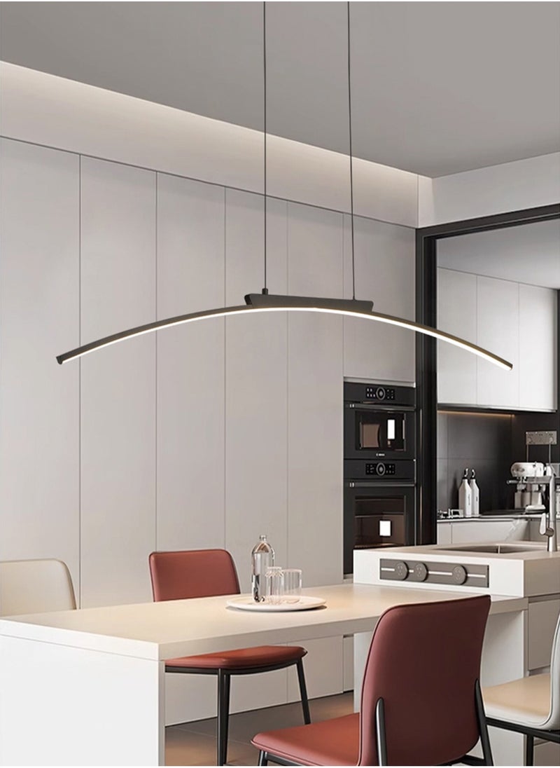 100CM - Three color temperature - Modern luxury - Restaurant pendant light, bedroom pendant light, 150cm height adjustable,chandelier