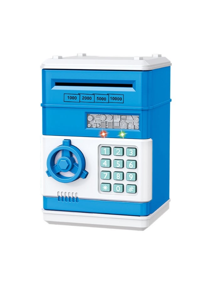 Electronic Money Saving Box With Password Unique Detailed Design Durable 8x6x6inch