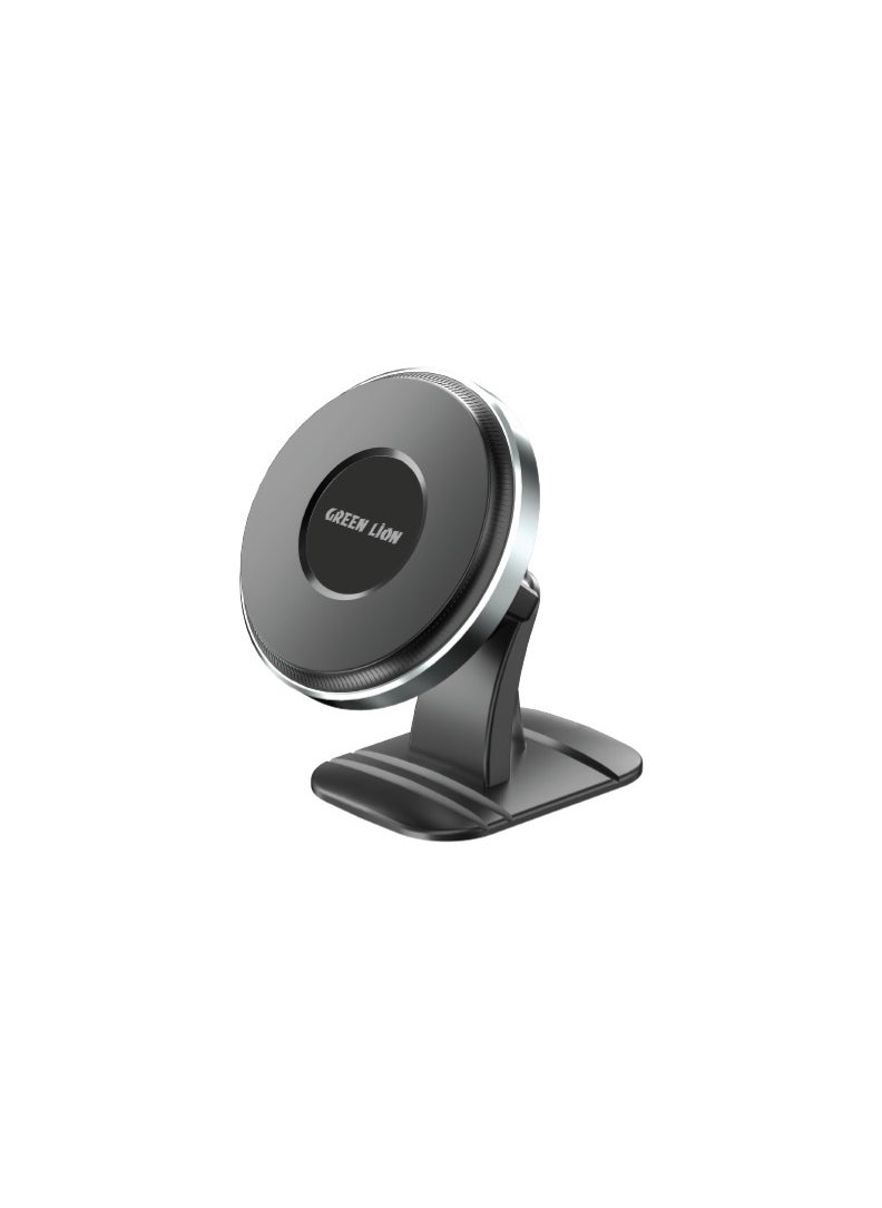 2 in1 MagFlex Wireless Car Charger / 360° Rotation / 15W Wireless Fast Charging / Easy Installation / MagSafe Compatible / Strong 3m Glue / Type-C Connector Port / x16 N52 Magnets - Black