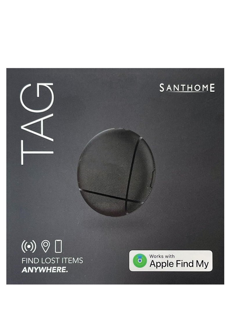 Santhome Tag – MFI-Certified Item Tracker Compatible with Apple Find My, Keychain and Luggage Finder, Global Tracking Device, AirTag Alternative for Wallets, Backpacks, and Personal Items (3)