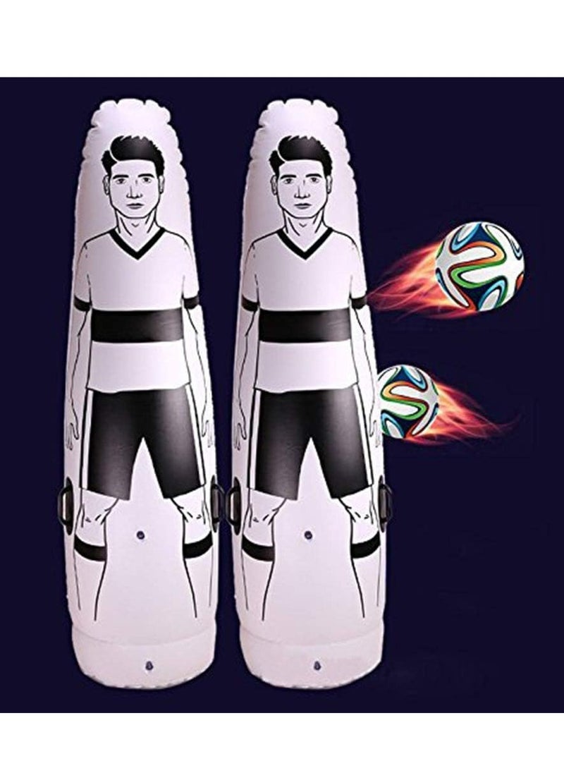 Soccer Training Equipment Pvc Inflatable Free Kick Football Dummy Goalkeeper Soccer Training Dummy