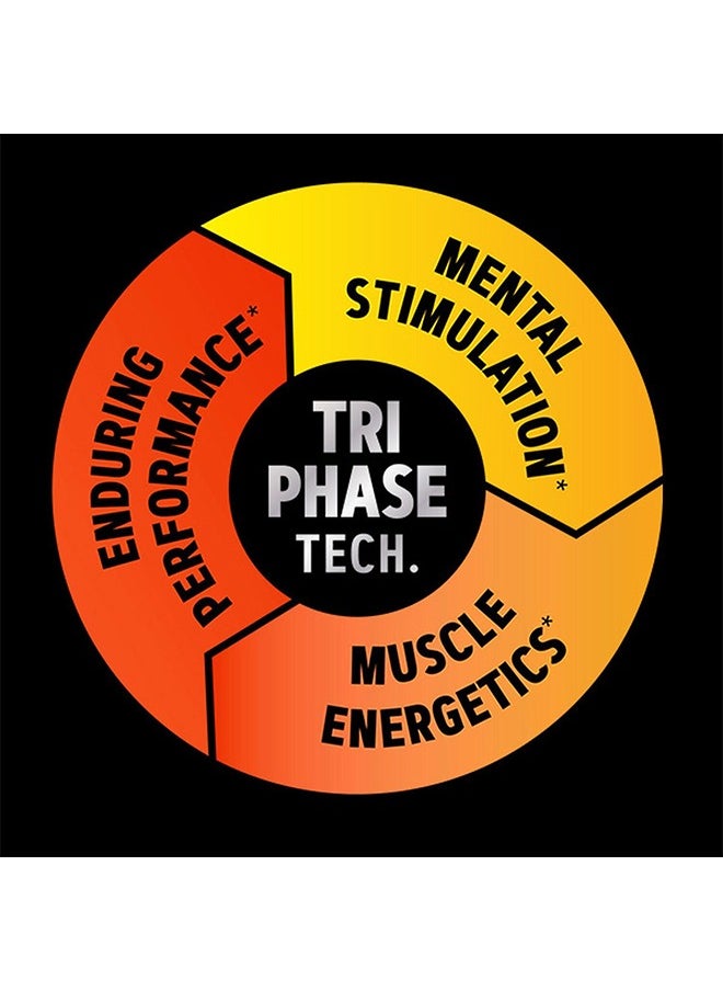 GNC AMP Tri-Phase Multi-Action Pre-Workout | Supports Muscle Performance & Endurance | Cherry Limeade | 30 Servings