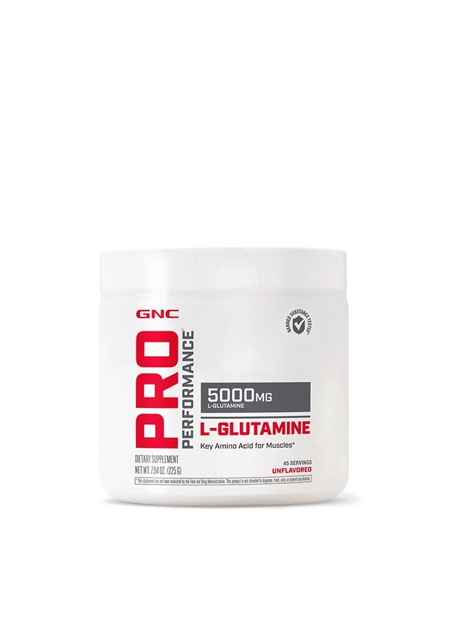 GNC Pro Performance® L-Glutamine 5000 mg (Unflavored 45 Servings)