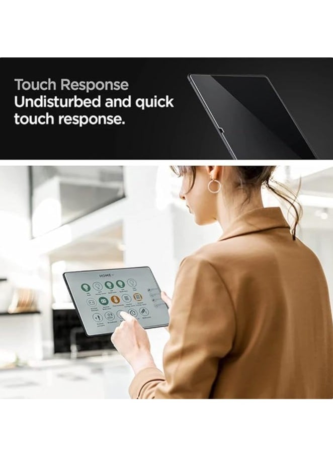 Glass Screen Protector for Samsung Galaxy Tab S9 FE Plus, 2 Pieces, Clear, 9H Hardness, Anti-Scratch, Bubble-Free (Galaxy Tab S9 FE Plus)