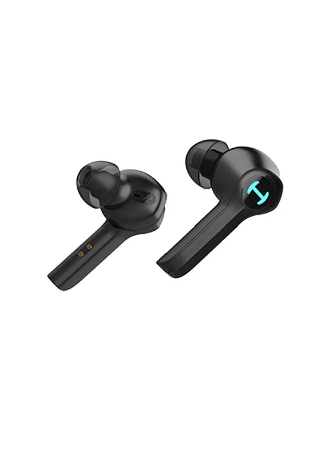 GM4 True Wireless Stereo Earbuds TWS Bluetooth 5.0 Headphones IPX5 Waterproof CVC 8.0 Noise Canceling in-Ear Mic Earphones Voice Assistant Wakening Headset for Work Gaming Gym