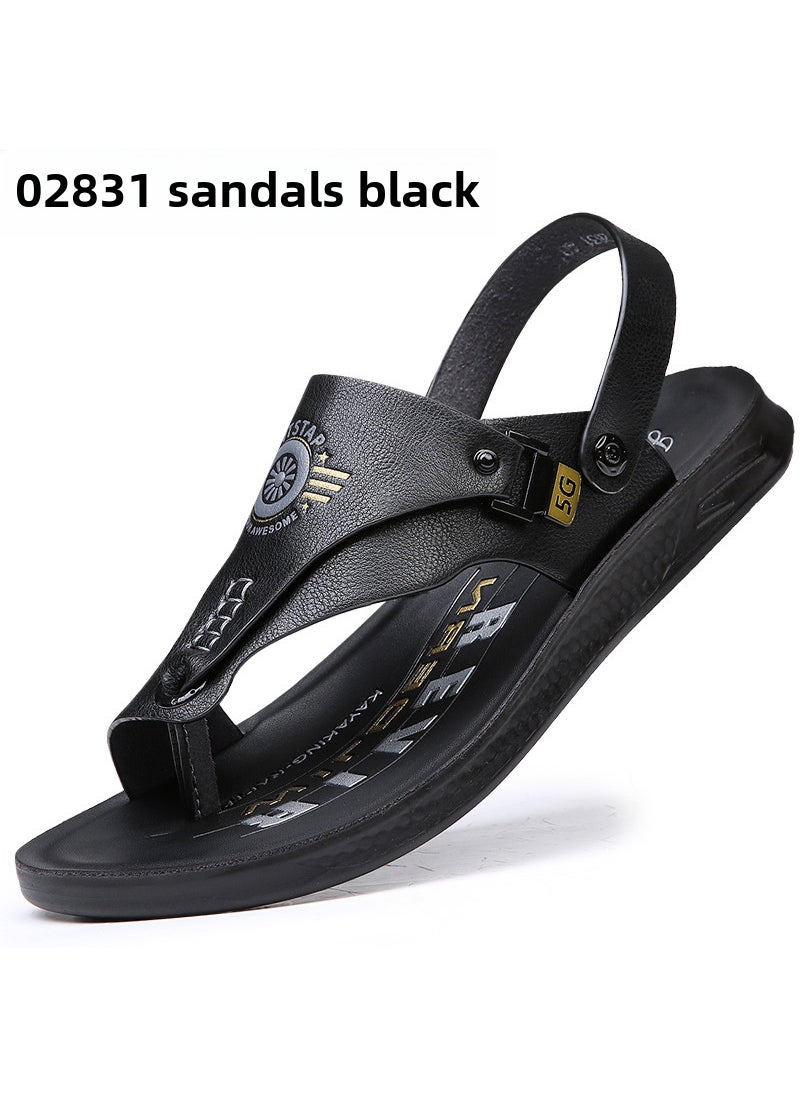 2023 Mens Slip-Resistant Summer Flip-Flops Black