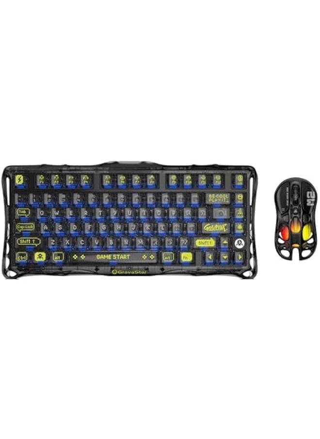 Mercury K1 Lite Mechanical Gaming Keyboard with Mercury M2 Wireless Gaming