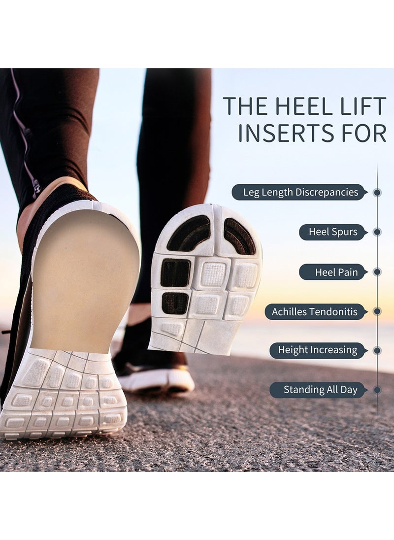 Adjustable Height Enhancer Invisible Insole Unisex (4 Suede Pads + 12 Gel Pads)