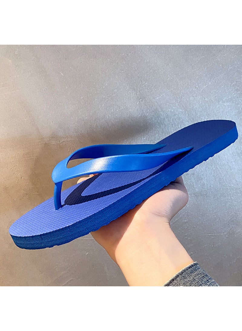 Chic Mens Summer Flip-Flops Casual Anti-Slip Flatroyal blue royal blue