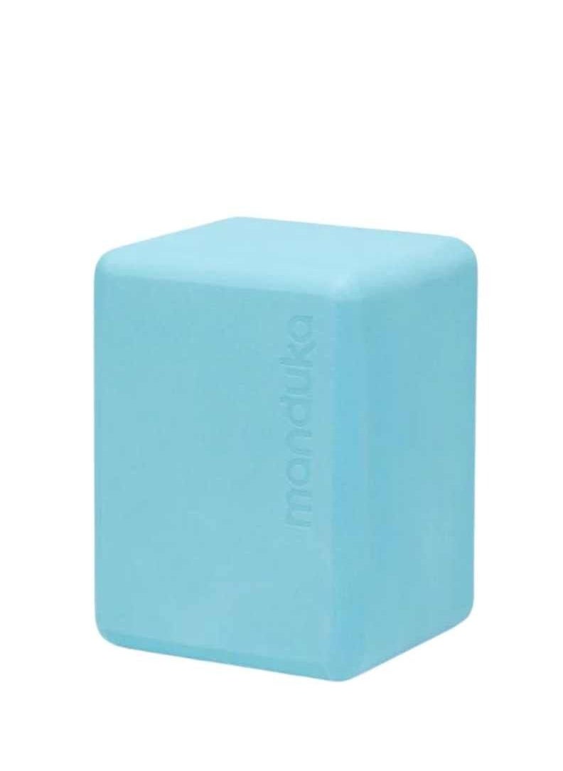 Mini Travel Yoga Block Aqua