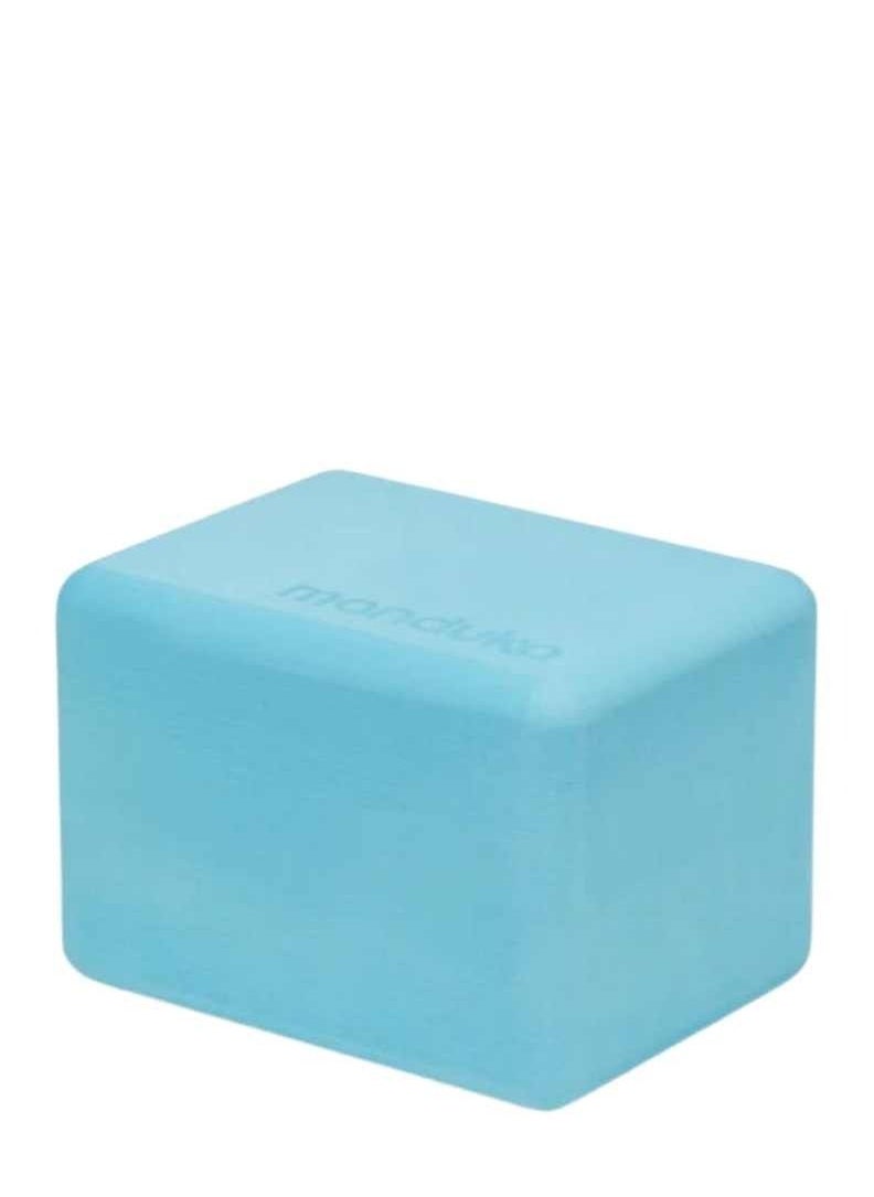 Mini Travel Yoga Block Aqua