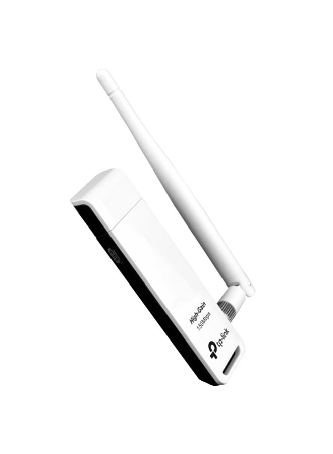 TL-WN722N IEEE 802.11n USB - Wi-Fi Adapter White/Black