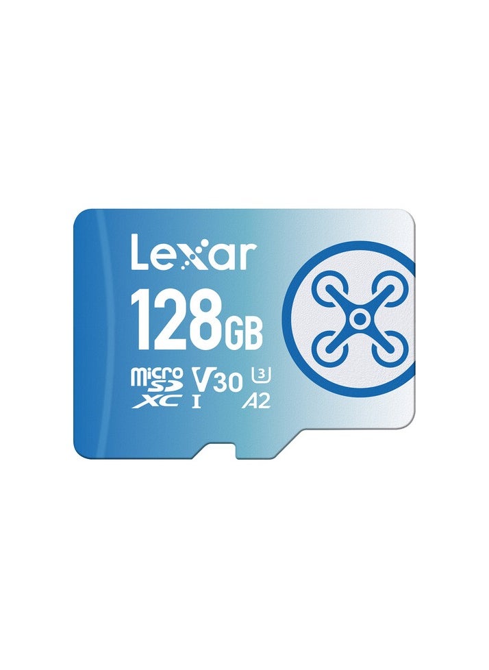 LEXAR FLY 128GB MICROSDXC UHS-I CARDS, UP TO 160MB/S READ AND 60MB/S WRITE C10 A2 V30 U3