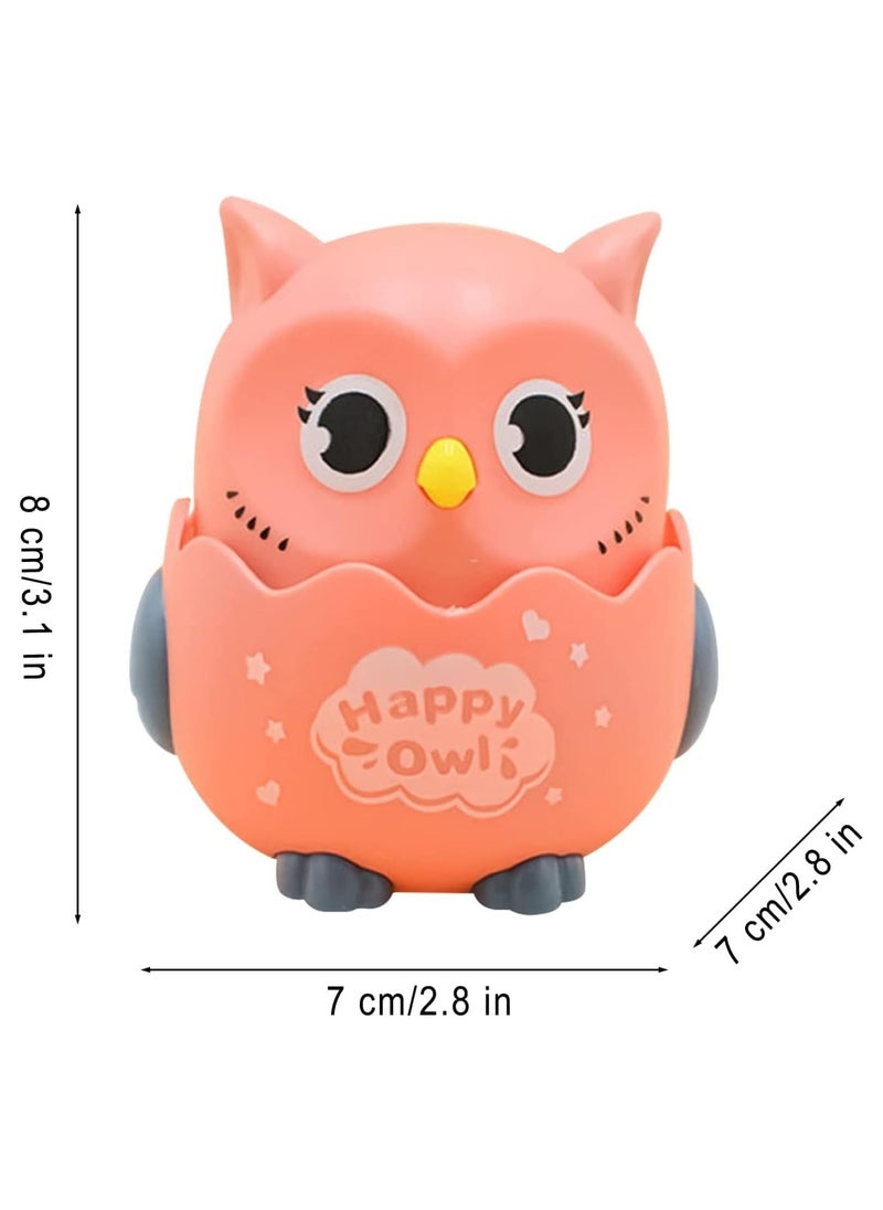 SYOSI Toy Cars, Press and Go Toy Car, Owl Toy, Baby Car Toys, for 1 2 3-Year-Old Boys Birthday Gift Toy Animal Car