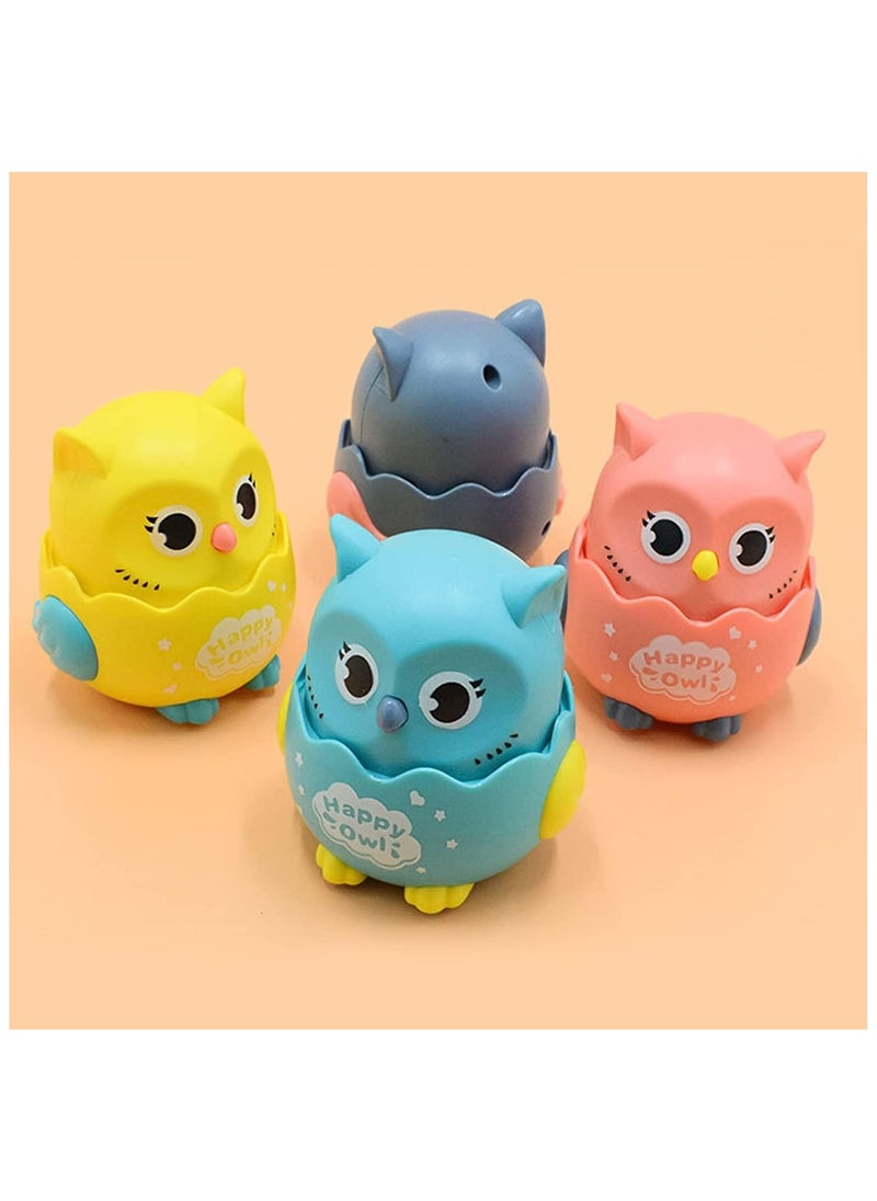 SYOSI Toy Cars, Press and Go Toy Car, Owl Toy, Baby Car Toys, for 1 2 3-Year-Old Boys Birthday Gift Toy Animal Car