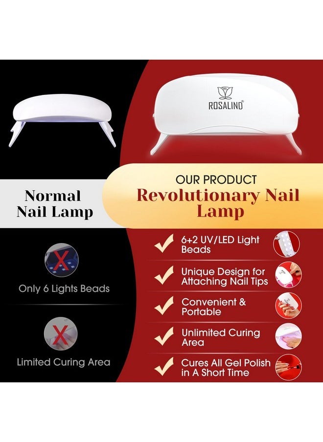 Nail Tips Kit, Half Matte Medium Coffin Fake Nail Tips With Nail Glue Gel Top Coat Led Nail Lamp Nail Buffer File Nail Clipper, 600Pcs Full Cover False Nail Tips12 Sizes Nail Extension Kit