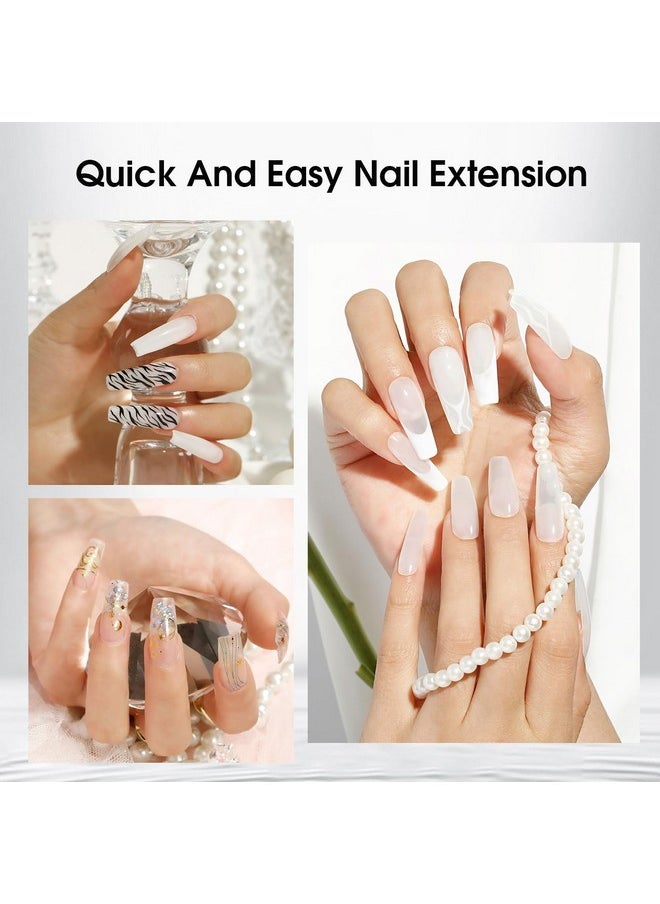 4Oz Slip Solution For Poly Nail Gel Extension Liquid Solution For Poly Nail Gel Anti-Stick Slip Solution, Poly Extension Gel Slip Liquid Solution With Nail Brush Nail Clips Cup For Home Salon