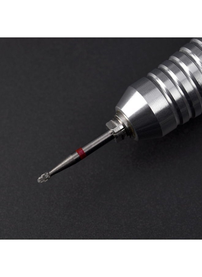 Mini Bullet Alloy Nail Drill Bit Cuticle Clean Gel Remove Nail File Bit For Nail Salon Manicure Tool