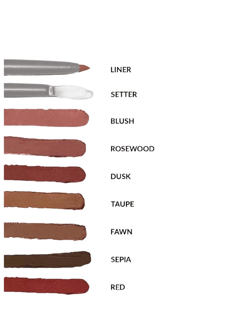 REFY Lip Sculpt Lip Liner and Setter- Taupe, 4ml